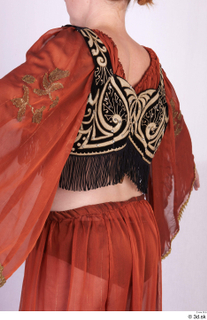  Photos Medieval Woman in dancer dress 1 lace red decorated dress upper body 0004.jpg